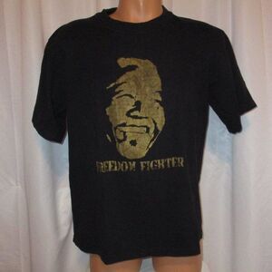 Freedom Fighter Nelson Mandela T Shirt XL Black